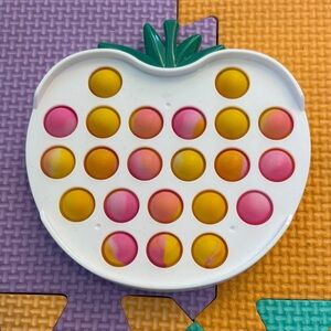 Strawberry-Shaped Pop It Fidget Toy